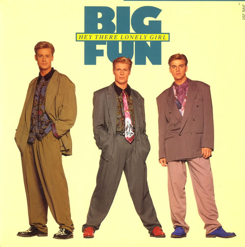 Big Fun Hey There Lonely Girl 7" vinyl single (7 inch record / 45) UK FUN07HE598925