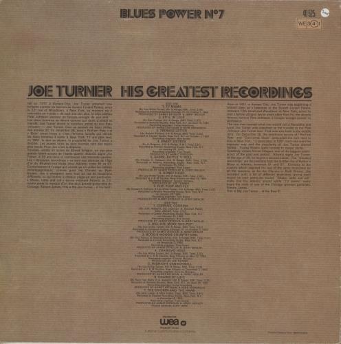 Big Joe Turner His Greatest Recordings vinyl LP album (LP record) UK J43LPHI492788