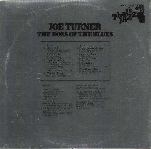 Big Joe Turner The Boss Of The Blues vinyl LP album (LP record) German J43LPTH530143