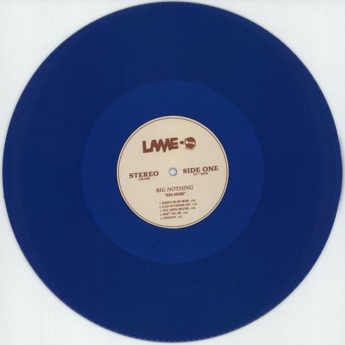 Big Nothing Dog Hours - Blue Vinyl vinyl LP album (LP record) US 9RQLPDO872207
