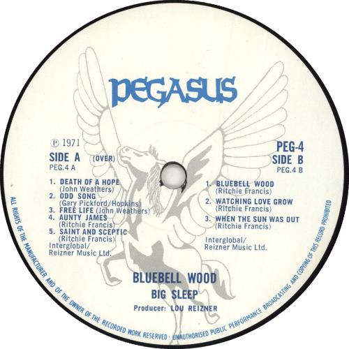 Big Sleep Bluebell Wood vinyl LP album (LP record) UK Q-7LPBL710450