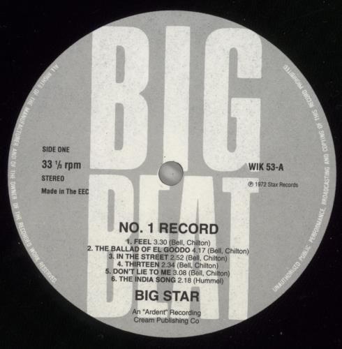 Big Star #1 Record vinyl LP album (LP record) UK BGSLPRE361894
