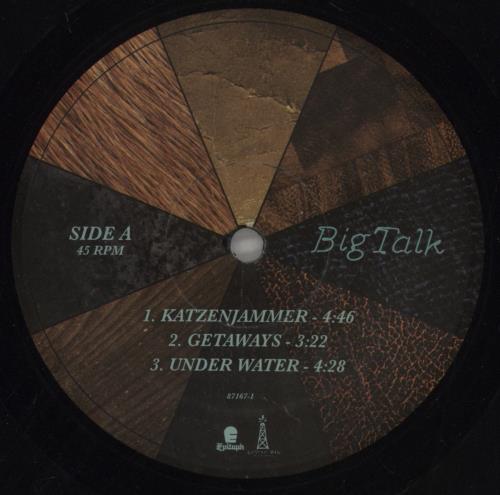 Big Talk Big Talk 2-LP vinyl record set (Double LP Album) UK F5H2LBI879954