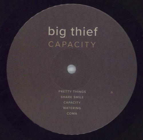 Big Thief Capacity vinyl LP album (LP record) US 49HLPCA818202