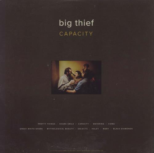 Big Thief Capacity vinyl LP album (LP record) US 49HLPCA818202