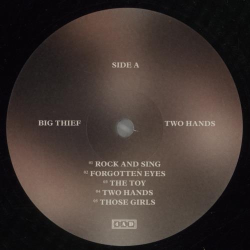Big Thief Two Hands vinyl LP album (LP record) UK 49HLPTW801641
