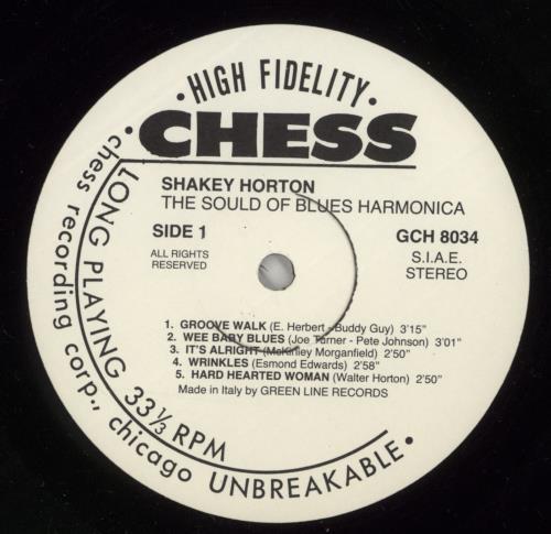 Big Walter Horton The Soul Of Blues Harmonica vinyl LP album (LP record) Italian WLRLPTH611822