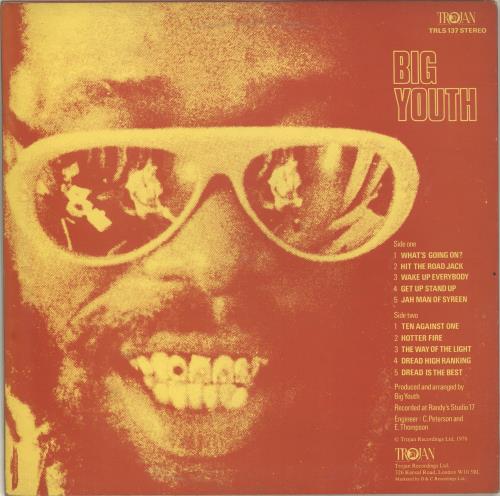 Big Youth Hit The Road Jack vinyl LP album (LP record) UK BY6LPHI704377