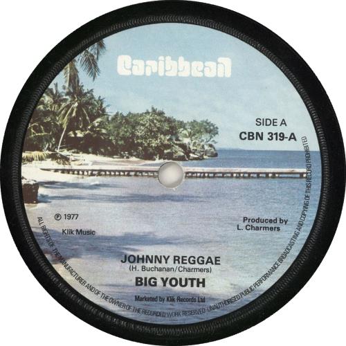 Big Youth Johnny Reggae 7" vinyl single (7 inch record / 45) UK BY607JO740176