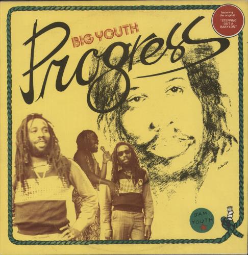 Big Youth Progress vinyl LP album (LP record) Jamaican BY6LPPR872310