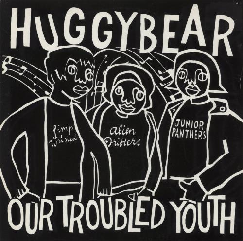 Bikini Kill Yeah Yeah Yeah Yeah / Our Troubled Youth + Insert vinyl LP album (LP record) UK B57LPYE770972