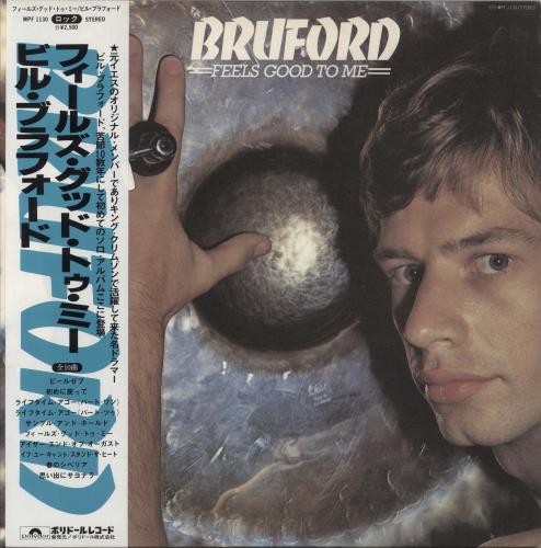 Bill Bruford Feels Good To Me vinyl LP album (LP record) Japanese BFOLPFE882820