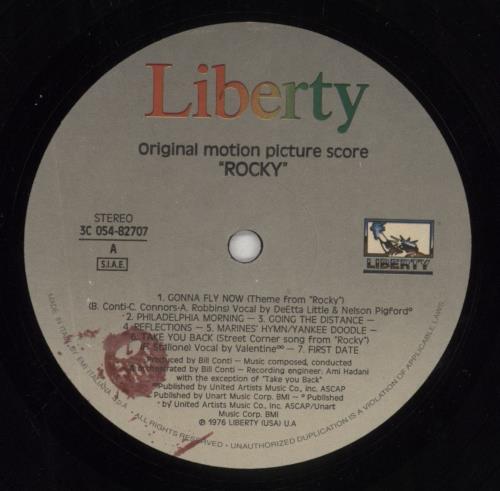 Bill Conti Rocky vinyl LP album (LP record) Italian EU4LPRO497763