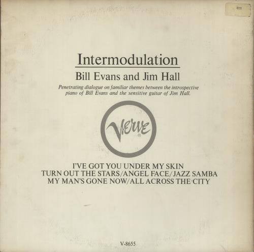 Bill Evans (Piano) Intermodulation vinyl LP album (LP record) US BLVLPIN648093