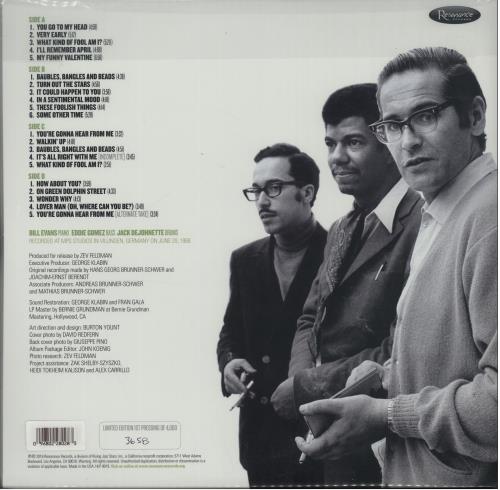 Bill Evans (Piano) Some Other Time: The Lost Session - RSD 16 - Sealed 2-LP vinyl record set (Double LP Album) UK BLV2LSO650975