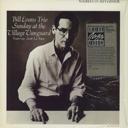 Bill Evans (Piano) Sunday At The Village Vanguard vinyl LP album (LP record) US BLVLPSU586262