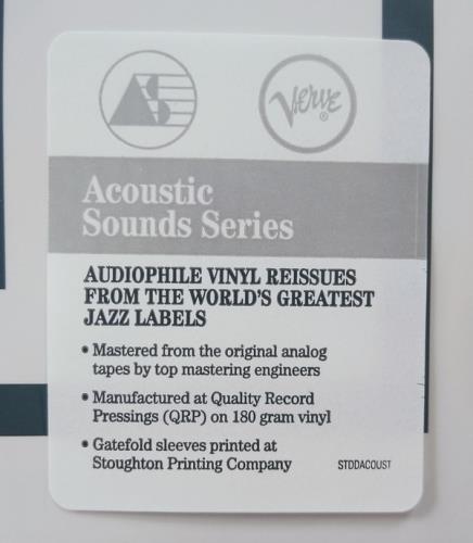 Bill Evans (Piano) Trio 64 - Acoustic Sounds Verve Series - Sealed vinyl LP album (LP record) US BLVLPTR774479