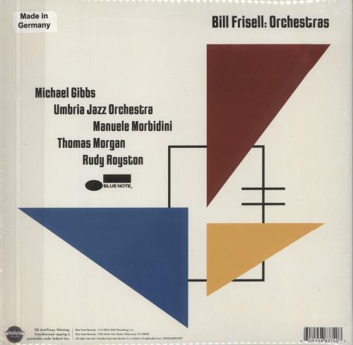 Bill Frisell Orchestras 2-LP vinyl record set (Double LP Album) US IRF2LOR876655