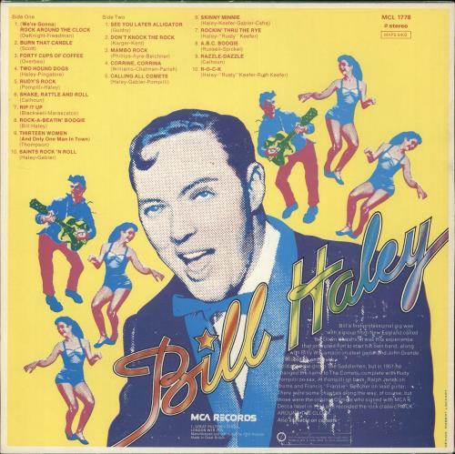 Bill Haley & The Comets Golden Hits vinyl LP album (LP record) UK BHYLPGO714152