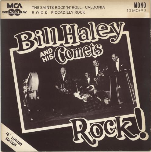 Bill Haley & The Comets Rock! 10" vinyl single (10 inch record) UK BHY10RO703506