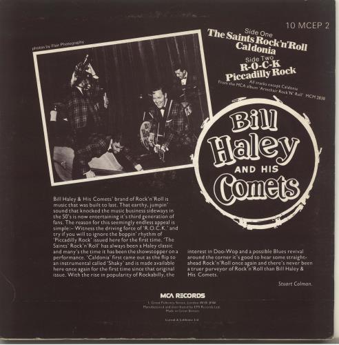 Bill Haley & The Comets Rock! 10" vinyl single (10 inch record) UK BHY10RO703506