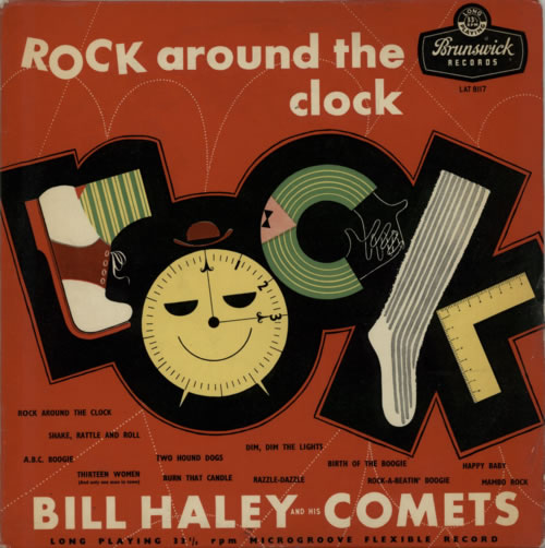 Bill Haley & The Comets Rock Around The Clock - 1st vinyl LP album (LP record) UK BHYLPRO595240