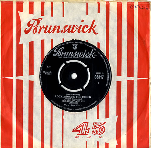 Bill Haley & The Comets Rock Around The Clock - 4th 7" vinyl single (7 inch record / 45) UK BHY07RO620815