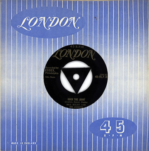 Bill Haley & The Comets Rock The Joint - gold label 7" vinyl single (7 inch record / 45) UK BHY07RO569594