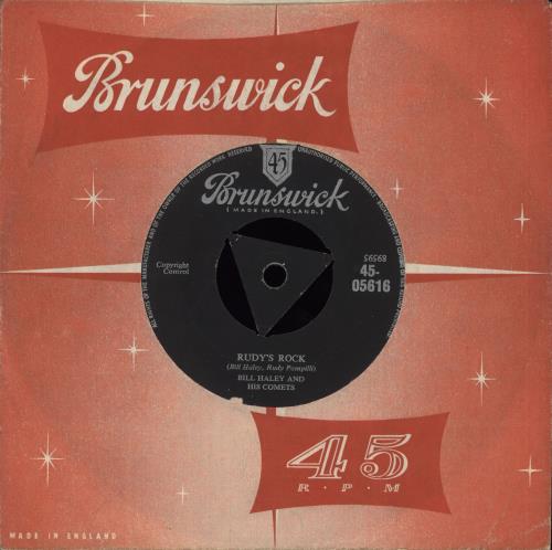 Bill Haley & The Comets Rudy's Rock 7" vinyl single (7 inch record / 45) UK BHY07RU709015