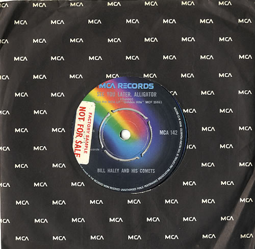 Bill Haley & The Comets See You Later, Alligator 7" vinyl single (7 inch record / 45) UK BHY07SE493770