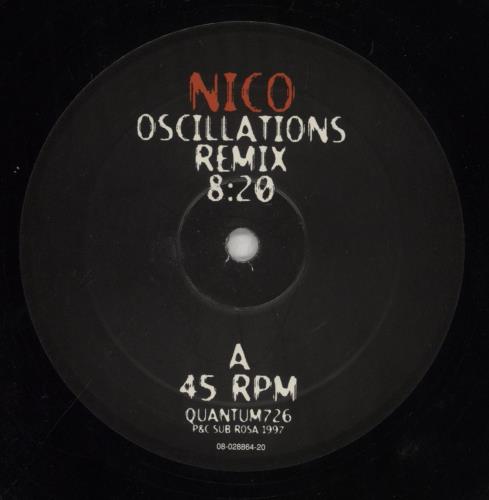 Bill Laswell Oscillations Remixes (Nico v/s Scanner) vinyl LP album (LP record) Belgian BC9LPOS854499