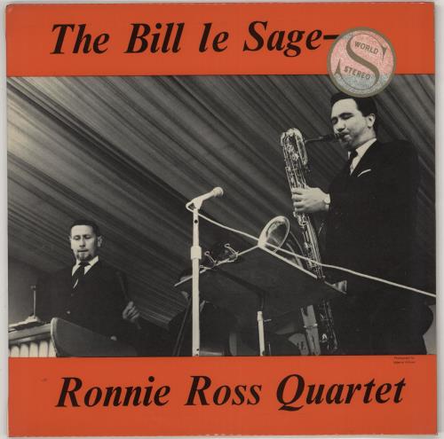 Bill Le Sage & Ronnie Ross The Bill Le Sage - Ronnie Ross Quartet vinyl LP album (LP record) UK TJMLPTH441671