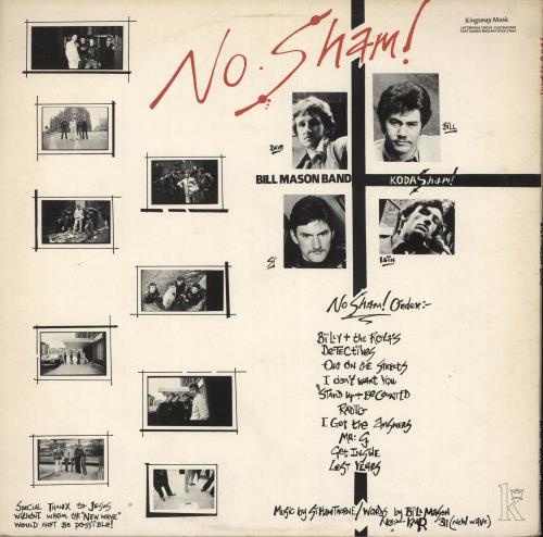 Bill Mason Band No Sham! vinyl LP album (LP record) UK CPNLPNO710750