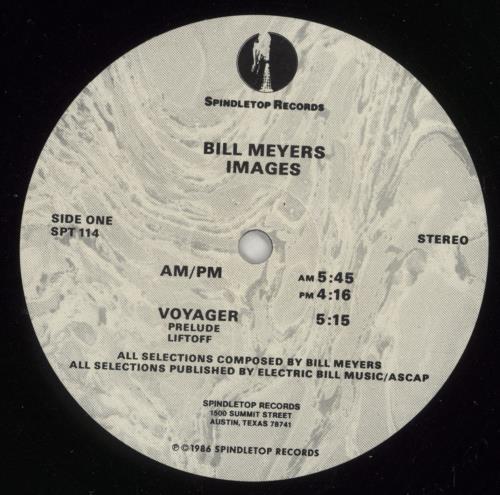 Bill Meyers Images vinyl LP album (LP record) US 0I6LPIM868009