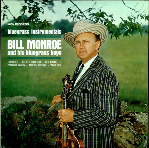 Bill Monroe Bluegrass Instrumentals vinyl LP album (LP record) UK 0BMLPBL512310