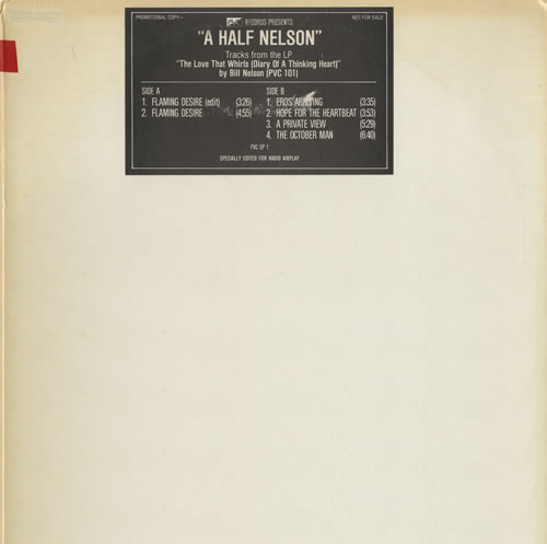 Bill Nelson A Half Nelson 12" vinyl single (12 inch record / Maxi-single) US BSN12AH401346