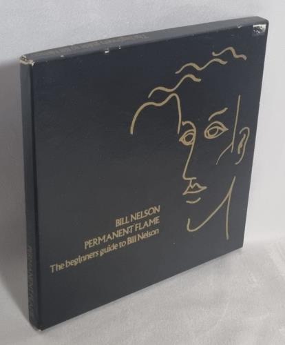 Bill Nelson Permanent Flame - EX 7" single box set UK BSN7XPE682717