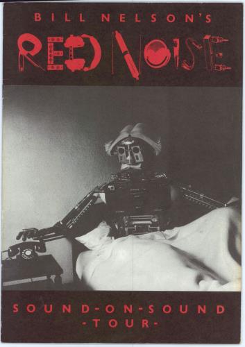 Bill Nelson Sound-On-Sound Tour - EX tour programme UK BSNTRSO786517
