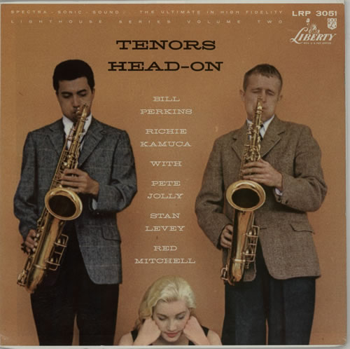 Bill Perkins Tenors Head-On vinyl LP album (LP record) US B0WLPTE634089