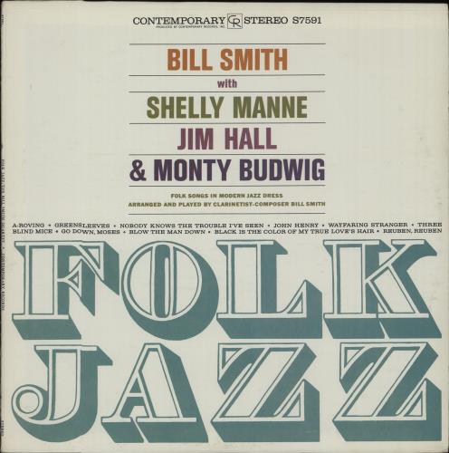Bill Smith (US) Folk Jazz vinyl LP album (LP record) US E8LLPFO667652