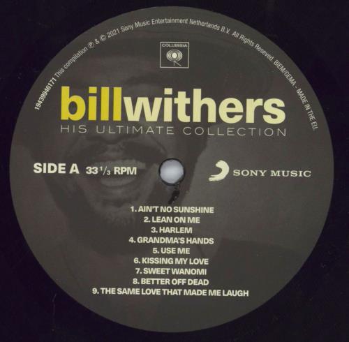 Bill Withers His Ultimate Collection - Black Vinyl - Sealed vinyl LP album (LP record) UK BWTLPHI817764