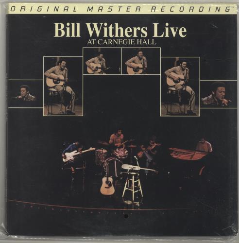 Bill Withers Live At Carnegie Hall - 180gm 2-LP vinyl record set (Double LP Album) US BWT2LLI693272