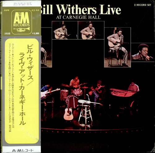 Bill Withers Live At Carnegie Hall 2-LP vinyl record set (Double LP Album) Japanese BWT2LLI506835