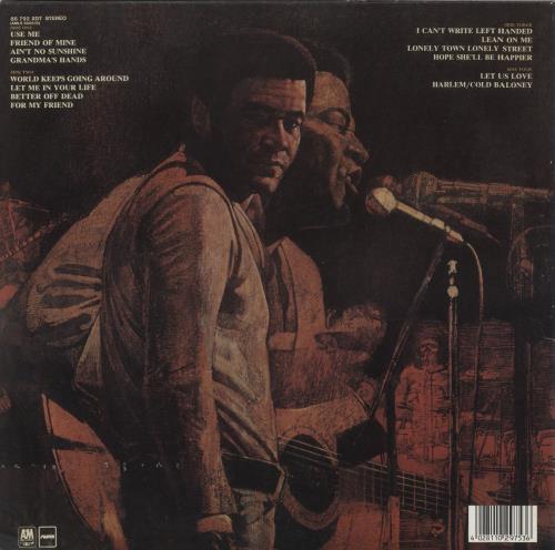 Bill Withers Live At Carnegie Hall 2-LP vinyl record set (Double LP Album) German BWT2LLI866890