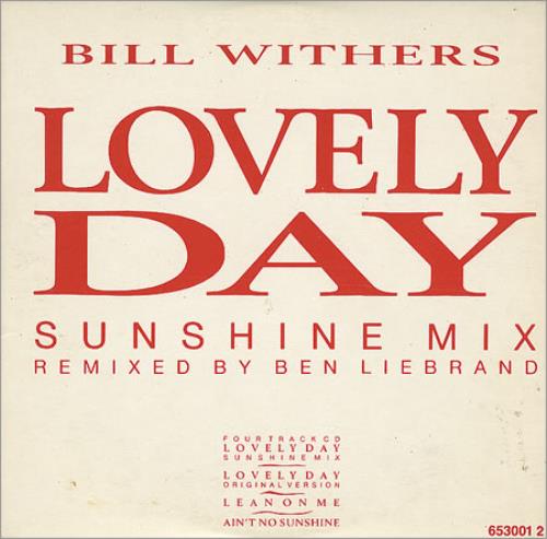 Bill Withers Lovely Day CD single (CD5 / 5") UK BWTC5LO80891