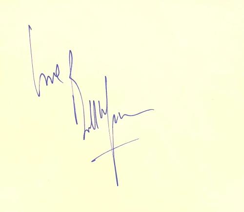 Bill Wyman Gift Card - Autographed -Inside memorabilia UK WYMMMGI764266