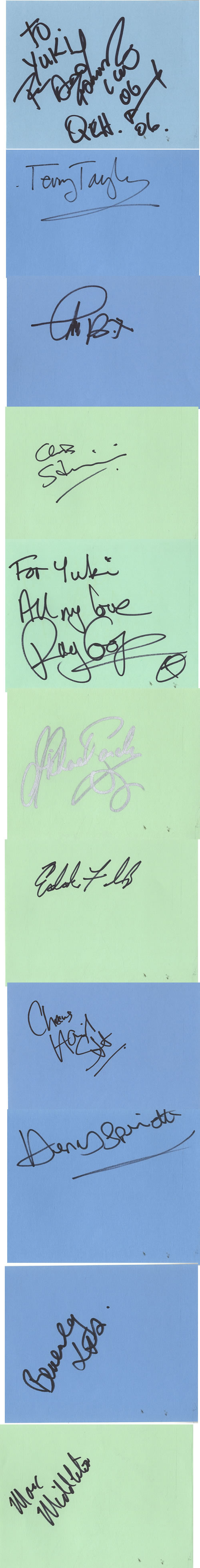 Bill Wyman Pages From Autograph Books memorabilia UK WYMMMPA603451