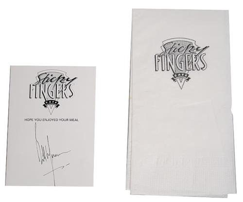 Bill Wyman Sticky Fingers memorabilia UK WYMMMST437343