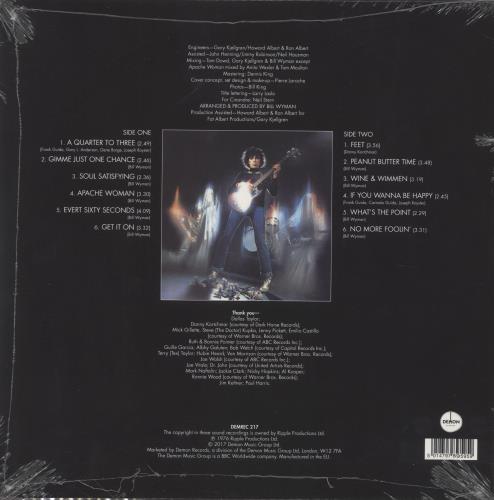 Bill Wyman Stone Alone - 180gm - Sealed vinyl LP album (LP record) UK WYMLPST850169