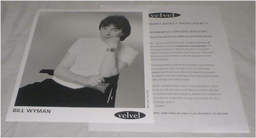 Bill Wyman Struttin' Our Stuff media press pack US WYMPPST191922